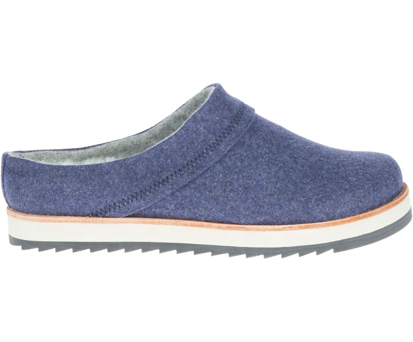 Buty Merrell Juno Clog Wool - Slip Ons Damskie Merrell - Granatowe [IYEBK-9135]